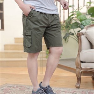 Quần short Khaki nam cao cấp Màu xanh quân đội