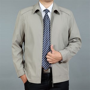 Áo khoác nam 2 lớp cổ bẻ TopMan  Màu xám sáng