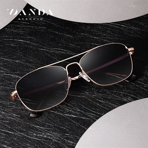 Kính mát nam phân cực mới ROUPAI - Gọng vàng