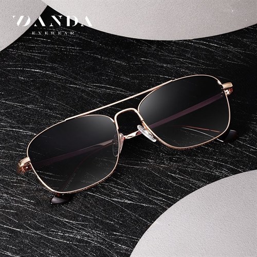 Kính mát nam phân cực mới ROUPAI - Gọng vàng
