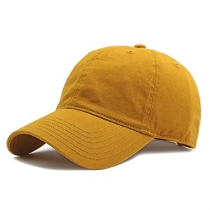 Mũ lưỡi trai cotton cao cấp trơn BLANK - Vàng